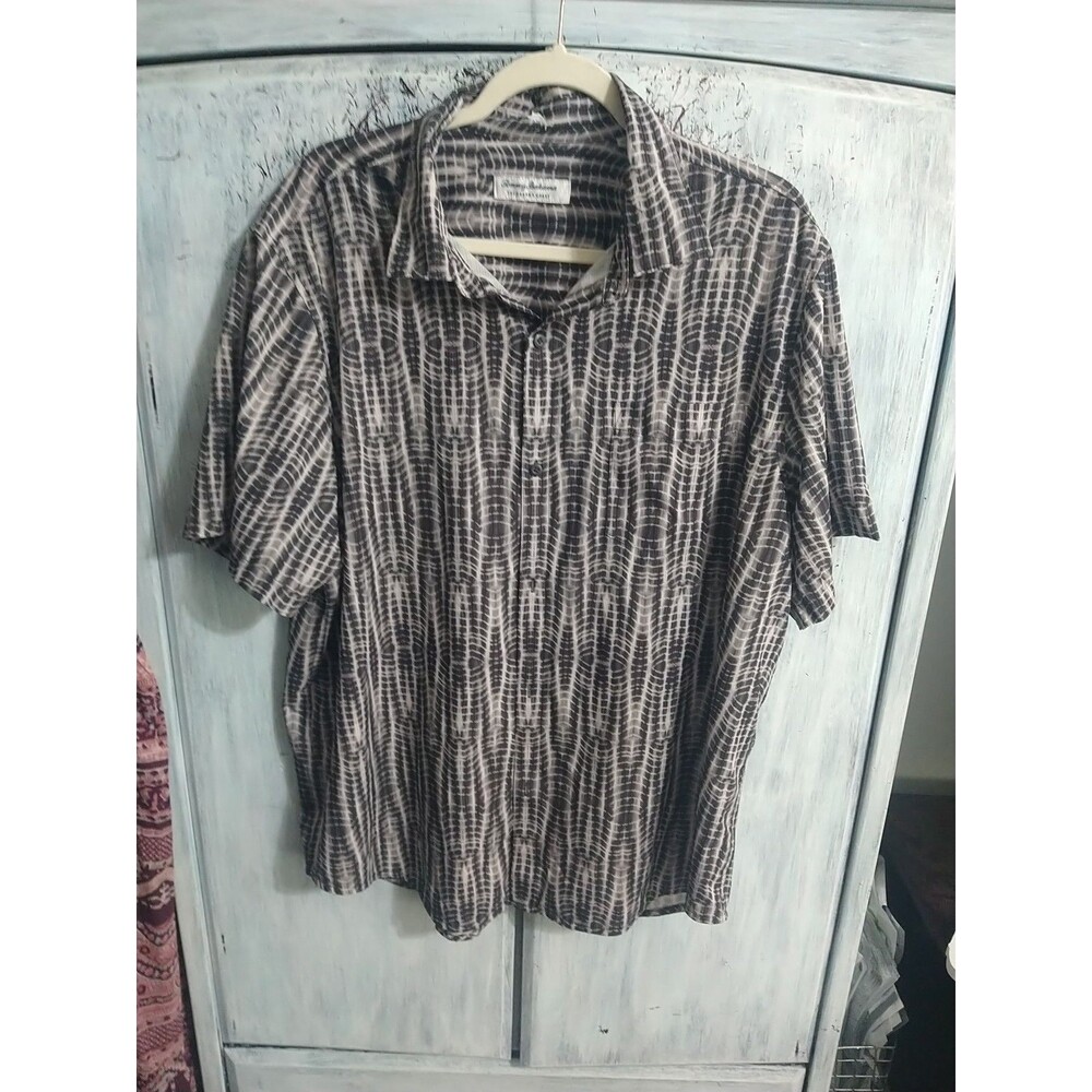 Tommy Bahama Button Down Mens Collared Shirt Sz Xl